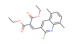 2-Chloro-5,8-dimethyl-3-(2,2-diethoxycarbonyl)vinylquinoline