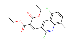 2,5-Dichloro-8-methyl-3-(2,2-diethoxycarbonyl)vinylquinoline