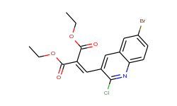 6-Bromo-2-chloro-3-(2,2-diethoxycarbonyl)vinylquinoline