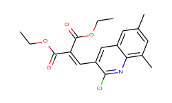 2-Chloro-6,8-dimethyl-3-(2,2-diethoxycarbonyl)vinylquinoline