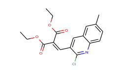 2-Chloro-6-methyl-3-(2,2-diethoxycarbonyl)vinylquinoline