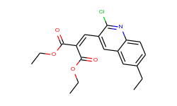 2-Chloro-6-ethyl-3-(2,2-diethoxycarbonyl)vinylquinoline