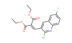 2-Chloro-6-fluoro-3-(2,2-diethoxycarbonyl)vinylquinoline