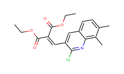 2-Chloro-7,8-dimethyl-3-(2,2-diethoxycarbonyl)vinylquinoline