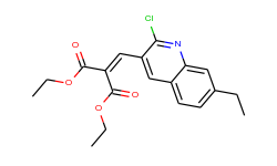 2-Chloro-7-ethyl-3-(2,2-diethoxycarbonyl)vinylquinoline