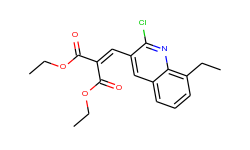 2-Chloro-8-ethyl-3-(2,2-diethoxycarbonyl)vinylquinoline