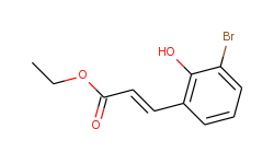 (E)-ethyl 3-(3-bromo-2-hydroxyphenyl)acrylate