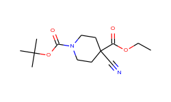 1-tert-Butyl 4-ethyl 4-cyanopiperidine-1,4-dicarboxylate