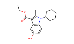 ethyl 1-cyclohexyl-5-hydroxy-2-methyl-1H-indole-3-carboxylate