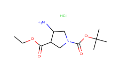 trans-1-Tert-butyl 3-ethyl 4-aminopyrrolidine-1,3-dicarboxylate hydrochloride