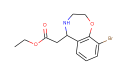 Ethyl 2-(9-broMo-2,3,4,5-tetrahydrobenzo[f][1,4]oxazepin-5-yl)acetate