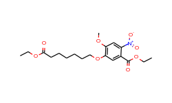 Ethyl 5-((7-ethoxy-7-oxoheptyl)oxy)-4-methoxy-2-nitrobenzoate