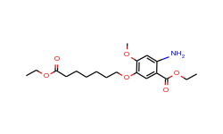 Ethyl 2-amino-5-((7-ethoxy-7-oxoheptyl)oxy)-4-methoxybenzoate