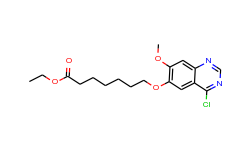 Ethyl 7-((4-chloro-7-methoxyquinazolin-6-yl)oxy)heptanoate