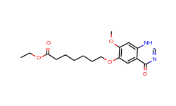 Ethyl 7-((7-methoxy-4-oxo-3,4-dihydroquinazolin-6-yl)oxy)heptanoate