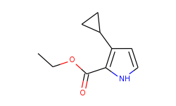 Ethyl 3-Cyclopropylpyrrole-2-carboxylate