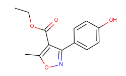 Ethyl 3-(4-Hydroxyphenyl)-5-methylisoxazole-4-carboxylate