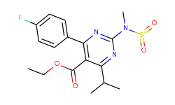 Ethyl 4-(4-Fluorophenyl)-6-isopropyl-2-(N-methylsulfonamido)pyrimidine-5-carboxylate