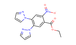 Ethyl 2-Nitro-4,5-di(1-pyrazolyl)benzoate