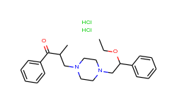 3-(4-(2-Ethoxy-2-phenylethyl)piperazin-1-yl)-2-methyl-1-phenylpropan-1-one dihydrochloride