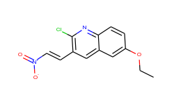 E-2-Chloro-6-ethoxy3-(2-nitro)vinylquinoline