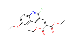 2-Chloro-6-ethoxy-3-(2,2-diethoxycarbonyl)vinylquinoline