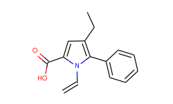 4-Ethyl-5-phenyl-1-vinyl-1H-pyrrole-2-carboxylic acid