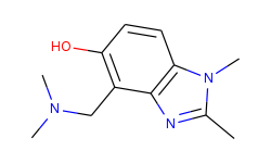 1H-​Benzimidazol-​5-​ol, 4-​[(dimethylamino)​methyl]​-​1,​2-​dimethyl-