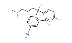 4-[4-(Dimethylamino)-1-(4-fluorophenyl)-1-hydroxybutyl]-3-(hydroxymethyl)benzonitrile