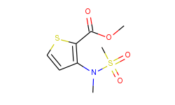 METHYL 3-[METHYL(METHYLSULFONYL)AMINO]-2-THIOPHENECARBOXYLATE