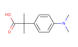 2-(4-(dimethylamino)phenyl)-2-methylpropanoic acid