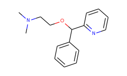 N,N-dimethyl-2-(phenyl(pyridine-2-yl)methoxy)ethan-1-amine