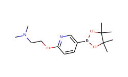 N,N-Dimethyl-2-((5-(4,4,5,5-tetramethyl-1,3,2-dioxaborolan-2-yl)pyridin-2-yl)oxy)ethanamine