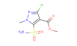 Methyl 3-chloro-1-methyl-5-sulfamoyl-1H-pyrazole-4-carboxylate