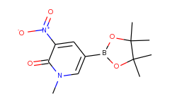 1-METHYL-3-NITRO-5-(4,4,5,5-TETRAMETHYL-1,3,2-DIOXABOROLAN-2-YL)PYRIDIN-2(1H)-ONE