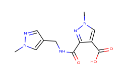 1-Methyl-3-(((1-methyl-1H-pyrazol-4-yl)methyl)carbamoyl)-1H-pyrazole-4-carboxylic acid