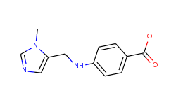 4-[[(1-methyl-1H-imidazol-5-yl)methyl]amino]-benzoic acid