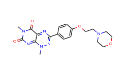 1,6-Dimethyl-3-[4-(2-morpholin-4-ylethoxy)phenyl]pyrimido[5,4-e][1,2,4]triazine-5,7-dione