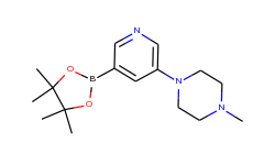 1-METHYL-4-(5-(4,4,5,5-TETRAMETHYL-1,3,2-DIOXABOROLAN-2-YL)PYRIDIN-3-YL)PIPERAZINE