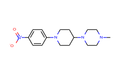 1-methyl-4-[1-(4-nitrophenyl)-4-piperidyl]piperazine