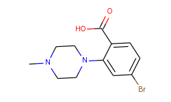 4-Bromo-2-(4-methyl-1-piperazinyl)benzoic Acid