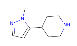 4-(1-methyl-1H-pyrazol-5-yl)piperidine