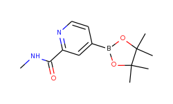 N-Methyl-4-(4,4,5,5-tetramethyl-1,3,2-dioxaborolan-2-yl)picolinamide