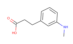 3-[3-(methylamino)phenyl]propanoic acid