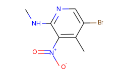 5-Bromo-2-methylamino-3-nitro-4-picoline