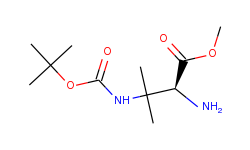 tert-butyl (S)-1-(Methoxycarbonyl)-1-amino-2-methylpropan-2-ylcarbamate