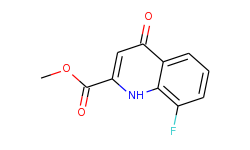 8-FLUORO-4-OXO-1,4-DIHYDRO-QUINOLINE-2-CARBOXYLIC ACID METHYL ESTER