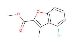 4-FLUORO-3-METHYL-BENZOFURAN-2-CARBOXYLIC ACID METHYL ESTER