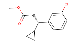 methyl (S)-3-cyclopropyl-3-(3-hydroxyphenyl)propanoate