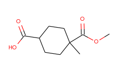 4-(methoxycarbonyl)-4-methylcyclohexanecarboxylic acid